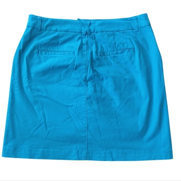 Christopher & Banks Bright Blue Pencil Skort Size 8 - Picture 2 of 8